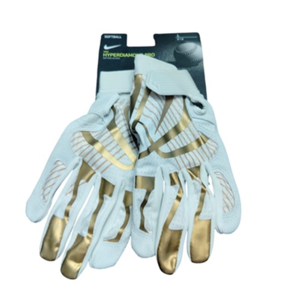 Nike Hyperdiamond Pro Batting Gloves Large Softball Fastpitch New Grip